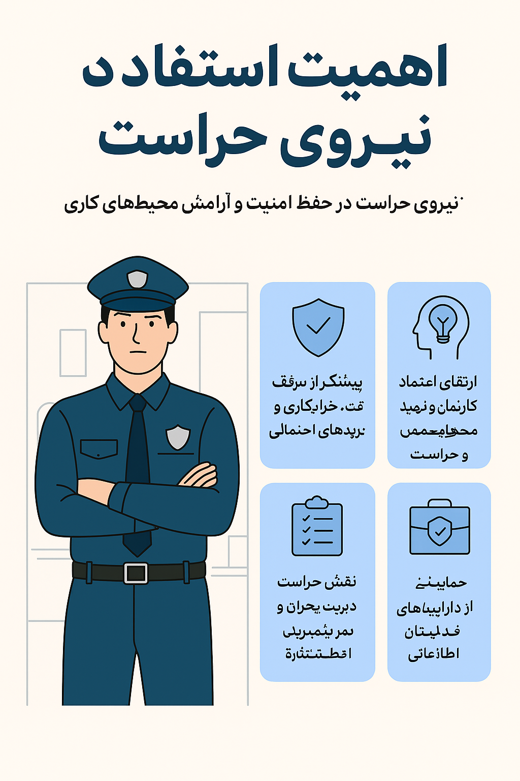 اهمیت استفاده از نیروی حراست